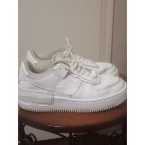 Nike Air Force 1 Shadow White Casual Shoes Sneakers CI0919-100 Womens Size 8.5